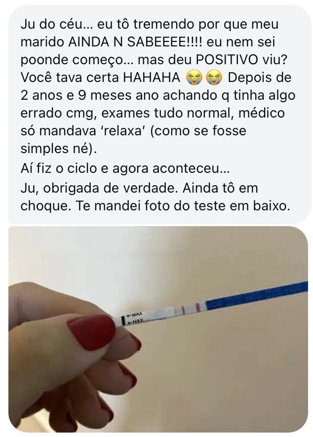 Depoimento sobre engravidar